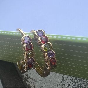 NWT Fashion Multicolor Gold Tone earrings